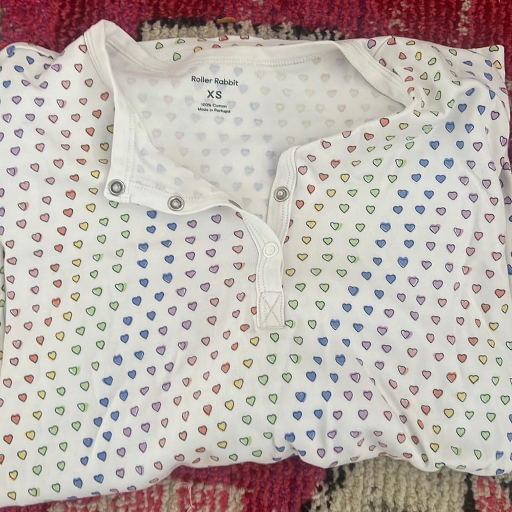 Roller rabbit disco hearts